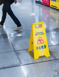 wet floor sign